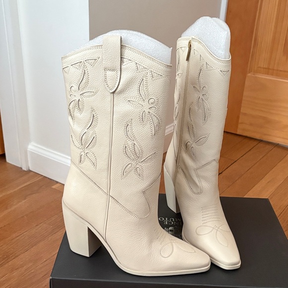 Vince Camuto NWT Alisah Square Toe Western Boot - Picture 8 of 11